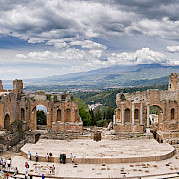 Sicily: Mt Etna, Taormina, and the Ionian Sea Photo