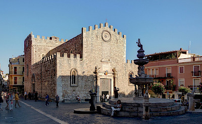Duomo in Taormina, Sicily, Italy. Wikimedia Commons:Berthold Werner