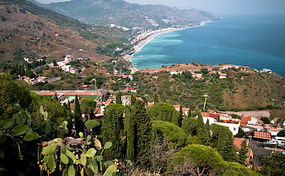 View of the Sea from Taormina, Sicily, Italy. Flickr:Marek Lenik