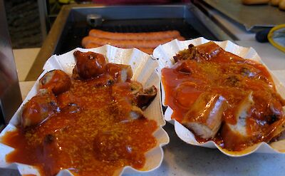 Currywurst, traditional German cuisine. Flickr:nayrb7