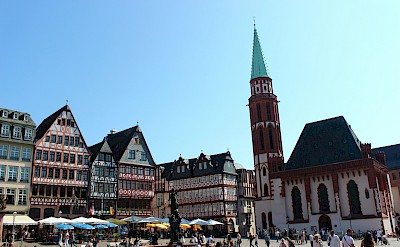 Main square, Frankfurt, Germany. Unsplash@Lasma Artmane