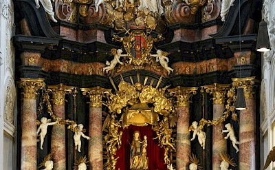 Ornate church interior, Bamberg, Germany. Unsplash@Akshit Jhanwar