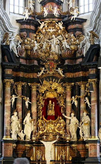 Ornate church interior, Bamberg, Germany. Unsplash@Akshit Jhanwar