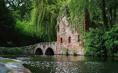 Stone bridge in Aschaffenburg, Germany. Unsplash@Manuel Keller