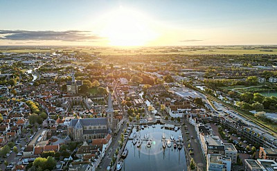 Harlingen from above, Netherlands. Unsplash@Niklas Jakob