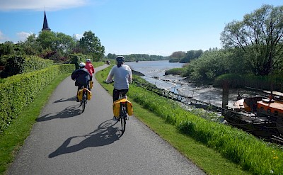 Biking along the Rivers in Holland!