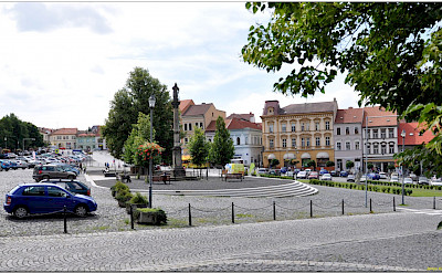 Charles Square in Roudnice nad Labem, Czech Republic. Flickr:Janos Korom Dr.