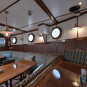 Dining area | Mare Fan Fryslan | Bike & Boat Tour