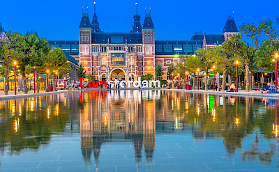 Rijksmuseum in Amsterdam, North Holland, the Netherlands. CC:Nikolai Karaneschev 52.359930, 4.885400