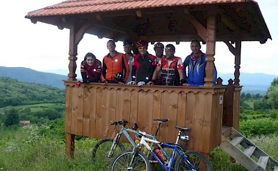 Croatian cycling camaraderie. Photo courtesy of Heart of Nature Rural Retreat.