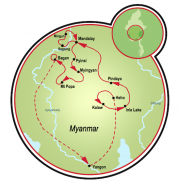 Burma Adventure Map