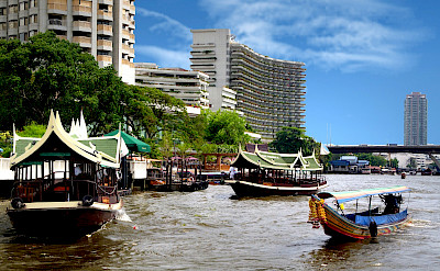 Chao Phraya River Boat Cruises in Bangkok, Thailand. Photo via Flickr:Bernard Spragg NZ