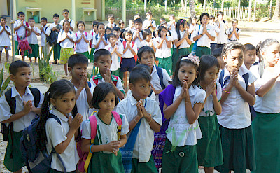 School kids in Ranong, Thailand. Photo via Flickr:Peace May Come To You