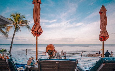 Relaxing on the beach in Hua Hin, Thailand bike tour. Unsplash@Mighty Commander