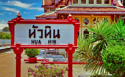 Sign in Hua Hin, Thailand bike tour. Unsplash@Allphoto Bangkok