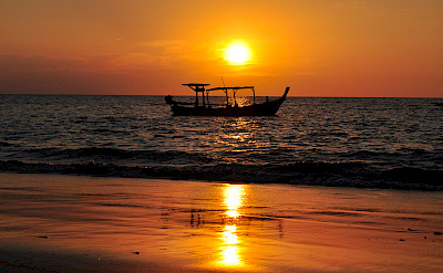 Sunsent in Khao Lak, Thailand. Photo via Flickr:Kullez