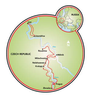 Golden City of Prague Map