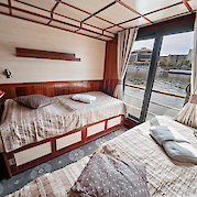 Twin cabin - Upper deck | Florentina | Bike & Boat Tour