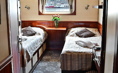 Twin cabin - Main deck | Florentina | Bike & Boat Tour