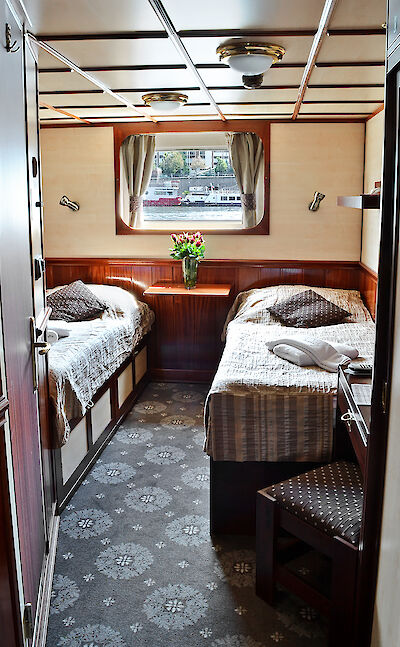 Twin cabin - Main deck | Florentina | Bike & Boat Tour