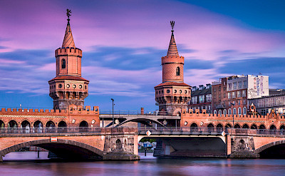 Oberbaumbrücke over Spree River in Berlin, Germany. Flickr:Thomas 