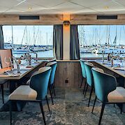 Dining area on the MS Princess | Bike & Boat Tour