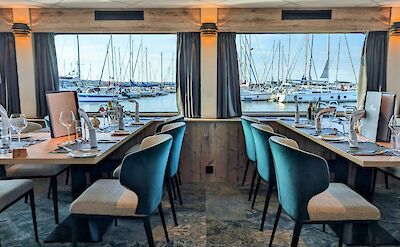 Dining area on the MS Princess | Bike & Boat Tour