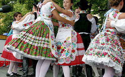 Boys and girls dancing in Uherske Hradiste, Czech Republic. Photo via Flickr:Donald Judge