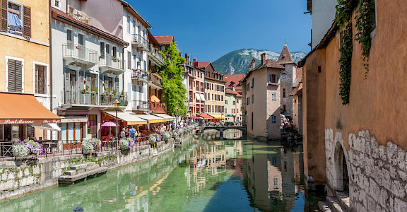 Annecy, <i>The Pearl of the French Alps</i> on the Thiou River in France. CC:Markus Trienke