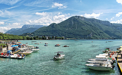 Lake d'Annecy in France. CC:Alex Brown 