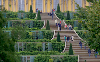 Sanssouci Palace in Potsdam, Germany. Flickr:extranoise