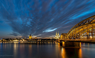 The famous Hohenzollern Bridge in Cologne, Germany. Flickr:GeorgeDement