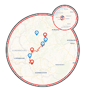 Merzig to Cochem Map