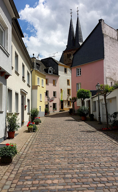 Quiet street in Saarburg, Germany. Flickr:Steve Watkins