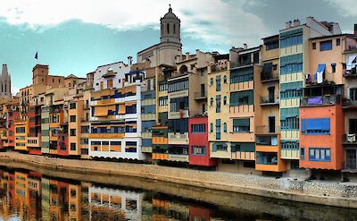 River houses in Girona, Spain. Flickr:Joan Campderrós-i-Canas