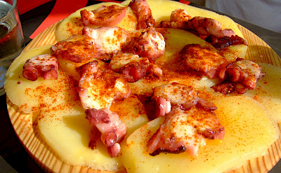 An octopus dish in Barcelona, Spain. Flickr:Yosoynuts