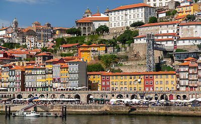 Douro River runs through Porto, Portugal. CC:Peter K Burian