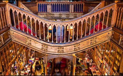 The Lello & Irmao Bookstore or Lello Library was an inspiration for the Harry Potter movies! Flickr:Guillen Perez