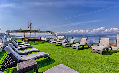 Sun Deck on the Melody - Bike & Boat Tours