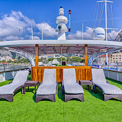 Sun Deck on the Melody - Bike & Boat Tours