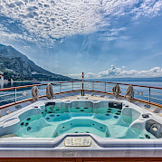 Hot Tub on the Melody - Bike & Boat Tours
