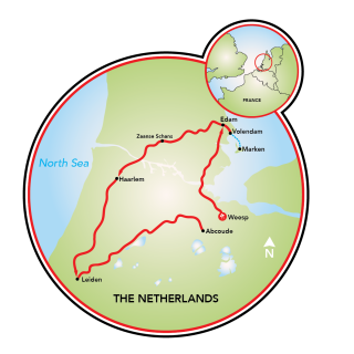 Bike & Relax Holland Map