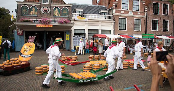 Famous cheese festival in Edam, North Holland, the Netherlands. Flickr:Philip Cotsford