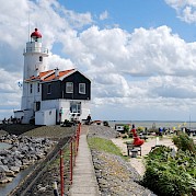 Dutch Delights: Slow Travel, Windmills, and Tulips - Lighthouse in Marken, North Holland, the Netherlands. CC:Rob Koster