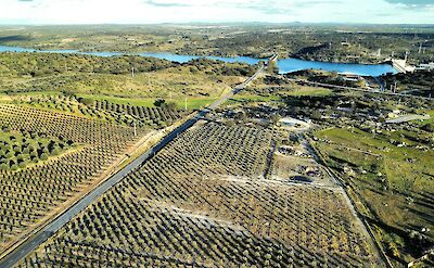 Aerial views over Evora. unsplash:carlos lima