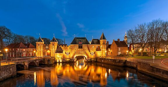 Koppelpoort, a medieval gate from 1425 in Amersfoort, Utrecht. ©Hollandfotograaf 52.158972, 5.385274