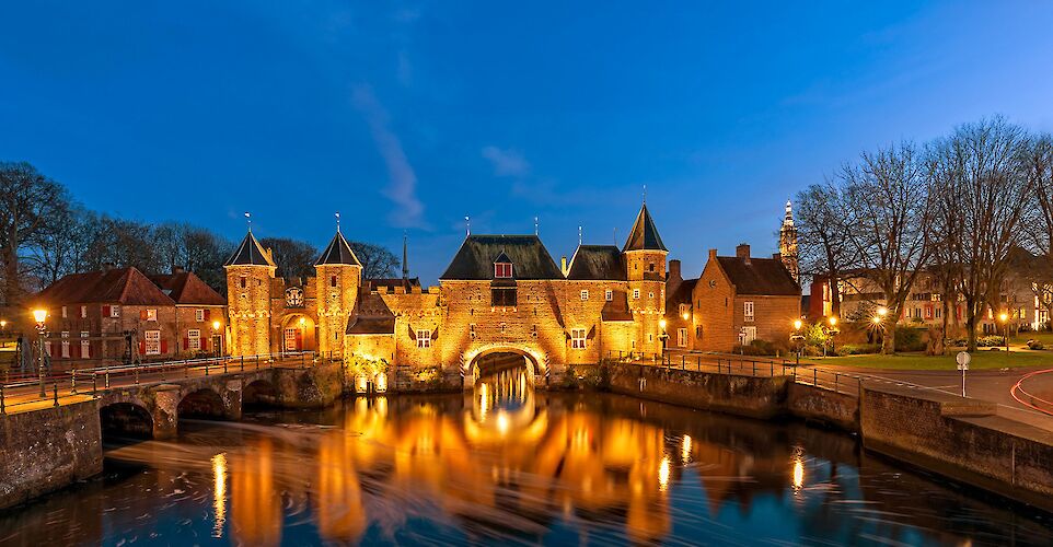 Koppelpoort, a medieval gate from 1425 in Amersfoort, Utrecht. ©Hollandfotograaf