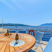 Deck of Elara | Bike & Boat Tours
