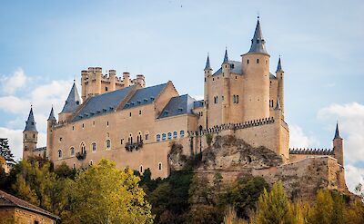 Castle Alcázar de Segovia in Spain. CC:Antonio Sánchez Corbalán