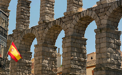 Old Roman Aqueduct in Segovia, Spain. Flickr:Juan Saez
